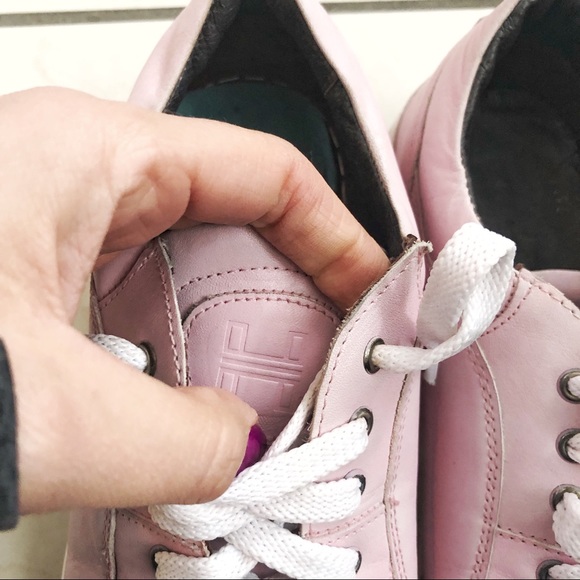 Pierre Hardy | Pink Leather Sneakers - Picture 6 of 8